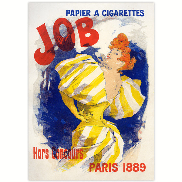 Werbeplakat 1889 - JOB: Papier à Cigarettes