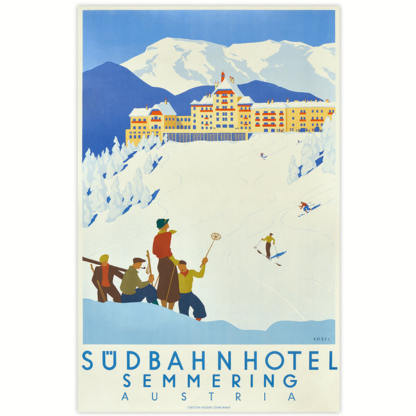 Werbeplakat 1933 - Südbahnhotel