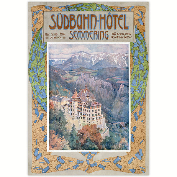 Werbeplakat 1904 - Südbahnhotel Semmering