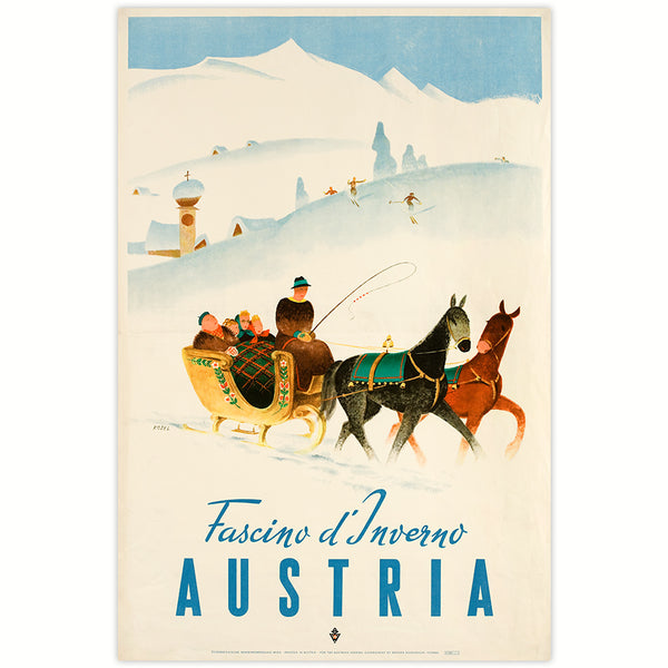 Werbeplakat 1950 - Austria