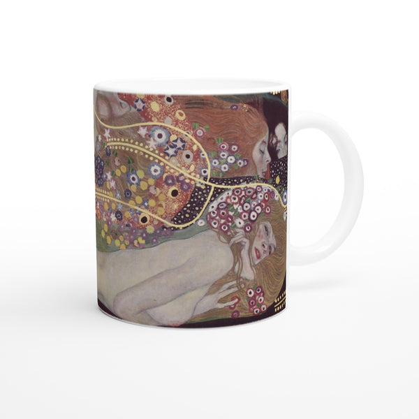 Ceramic mug Klimt water snakes