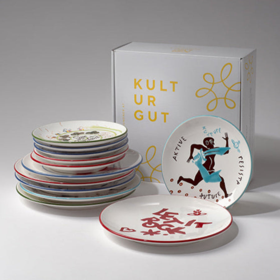 Tellerset, MAK × Gmundner Keramik × Andreas Kronthaler