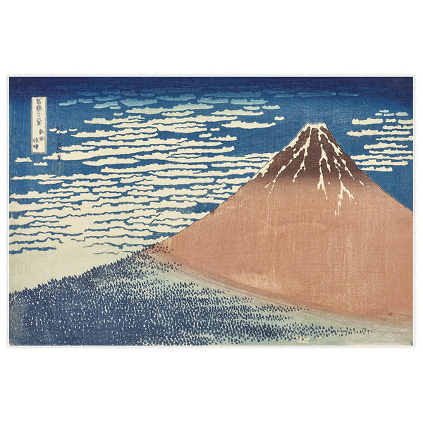 36 Ansichten des Berges Fuji - Guter Wind, klarer Morgen