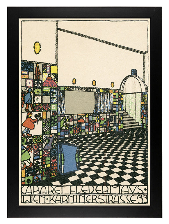 Kunstdruck: Wiener Werkstätte Kabarett Fledermaus