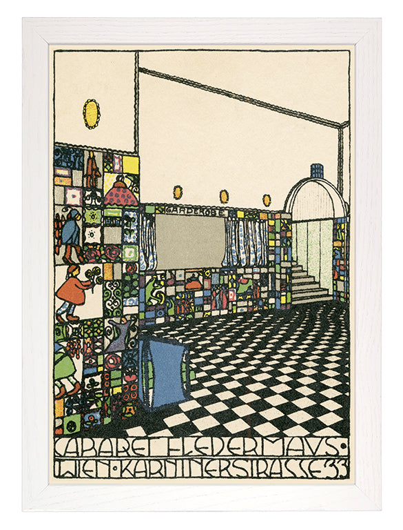Kunstdruck: Wiener Werkstätte Kabarett Fledermaus