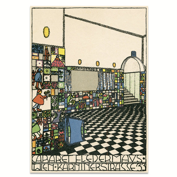Kunstdruck: Wiener Werkstätte Kabarett Fledermaus