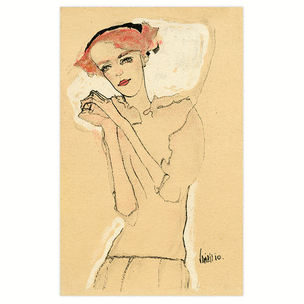 Egon Schiele - Frauenbildnis
