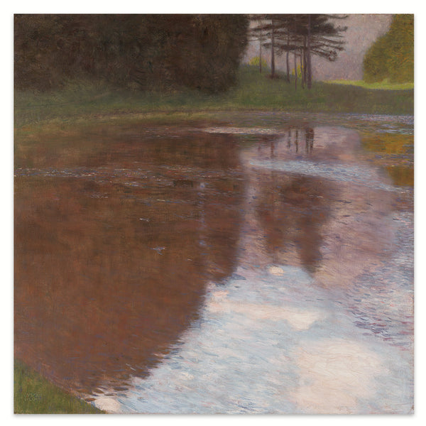 Gustav Klimt: A morning by the pond 