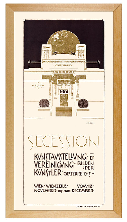 Fine Art Print: Poster for the 1898 Vienna Secession