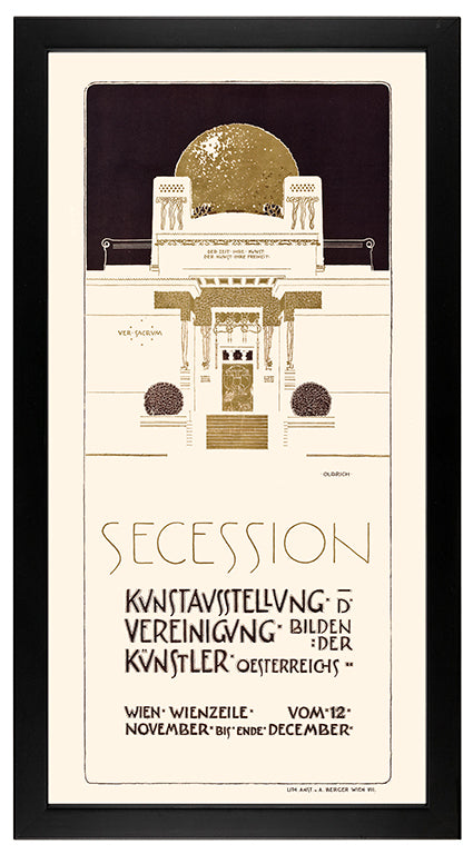 Fine Art Print: Poster for the 1898 Vienna Secession