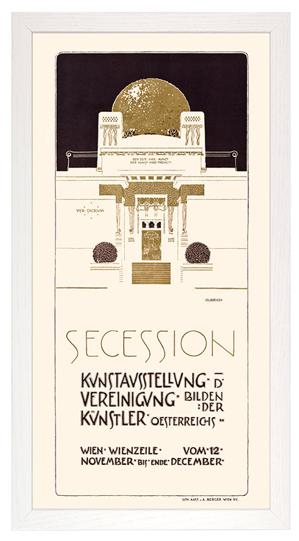 Fine Art Print: Poster for the 1898 Vienna Secession