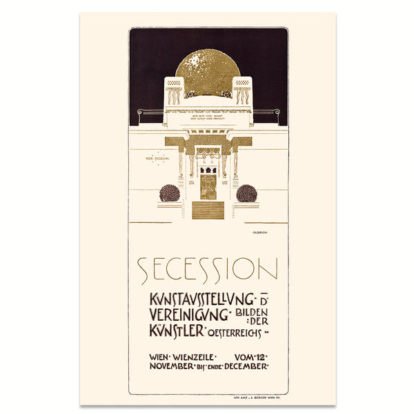 Plakat zur Ausstellung 1898