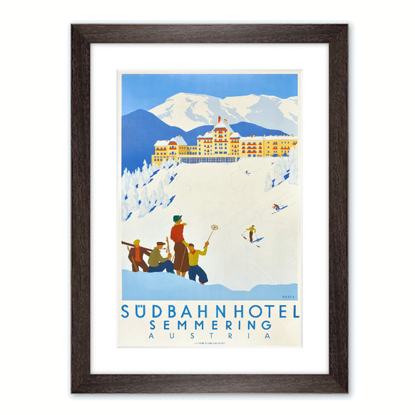 Advertising poster 1933 - Südbahnhotel