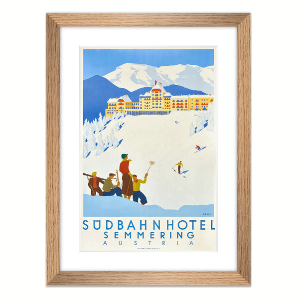 Advertising poster 1933 - Südbahnhotel