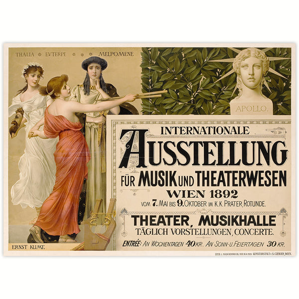Advertising poster 1892 - International Exhibition 
