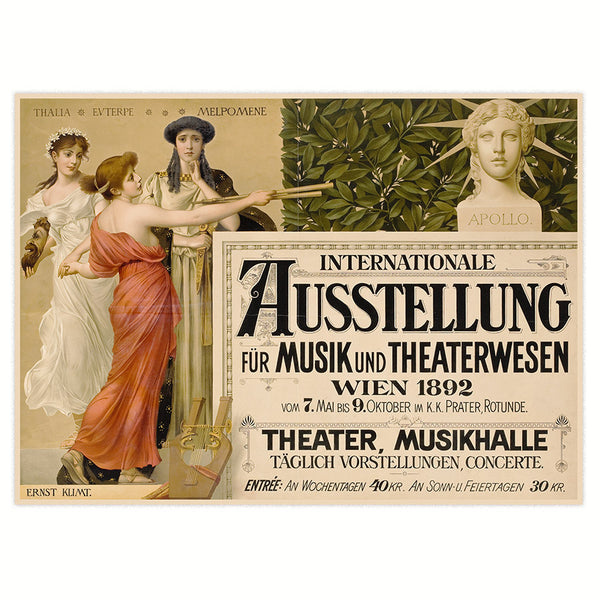 Advertising poster 1892 - International Exhibition 