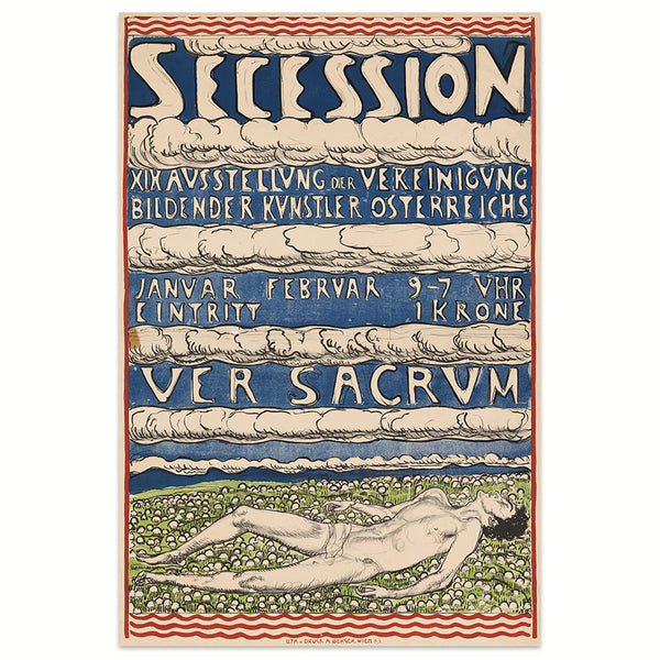 Plakat zur Ausstellung 1904