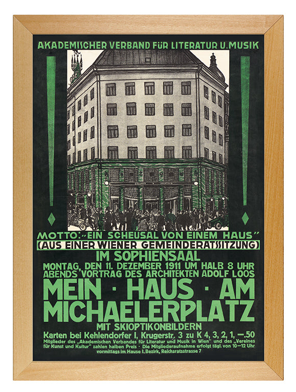 Kunstdruck: Mein Haus am Michaelerplatz