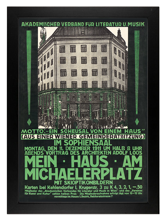 Kunstdruck: Mein Haus am Michaelerplatz