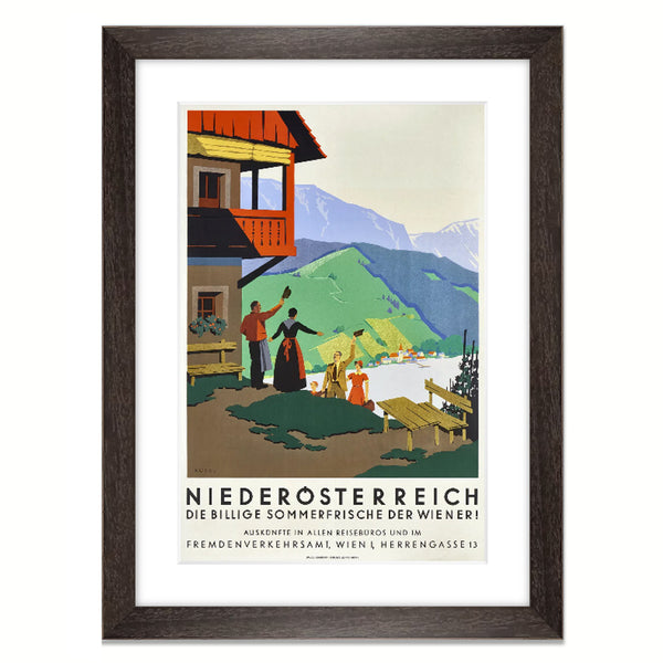 Werbeplakat 1935 - Niederösterreich