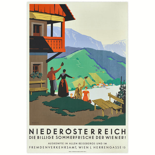 Werbeplakat 1935 - Niederösterreich