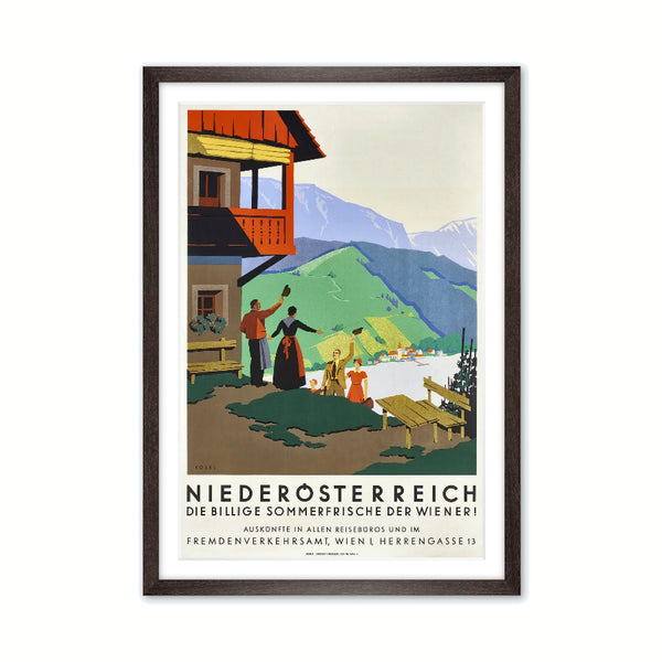Werbeplakat 1935 - Niederösterreich