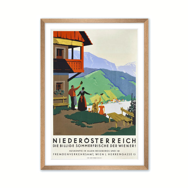 Werbeplakat 1935 - Niederösterreich