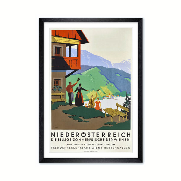 Werbeplakat 1935 - Niederösterreich