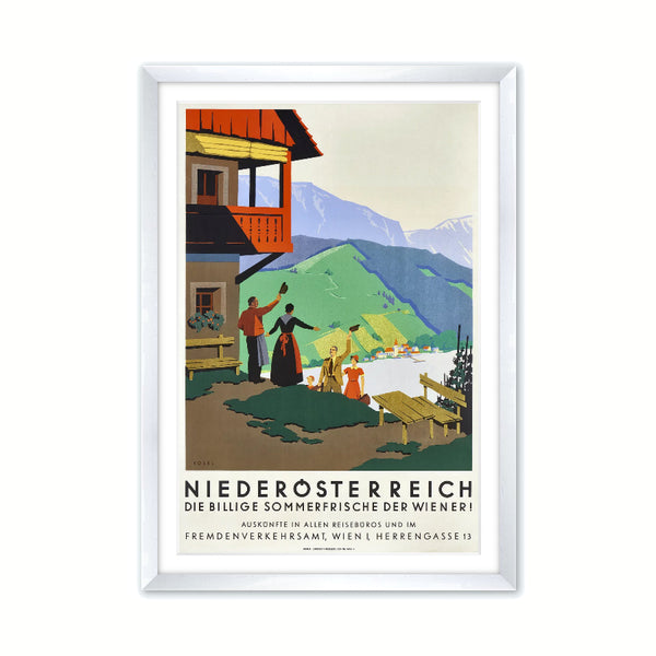 Werbeplakat 1935 - Niederösterreich