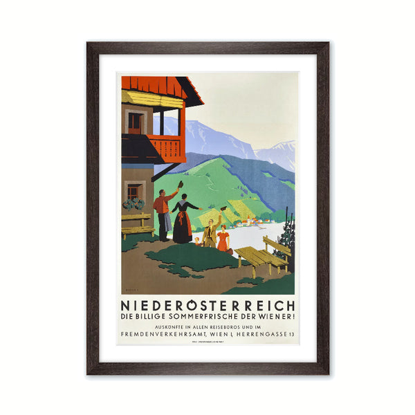 Werbeplakat 1935 - Niederösterreich