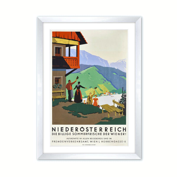 Werbeplakat 1935 - Niederösterreich
