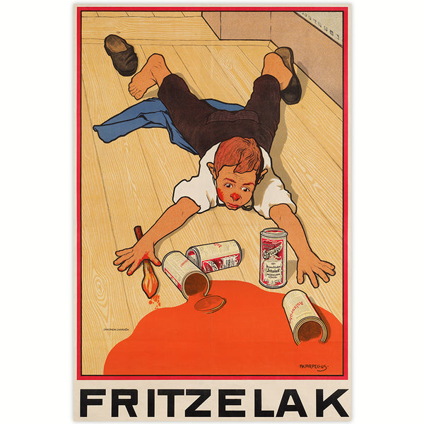 Werbeplakat 1905 - Fritzelack
