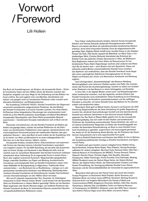 TURNING PAGES. Künstler*innenbücher der Gegenwart