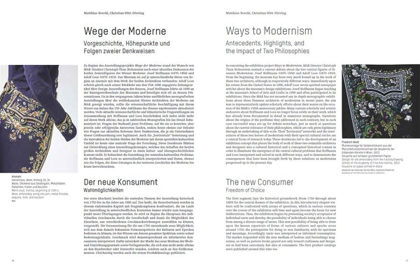 PATHS OF MODERNITY - Josef Hoffmann and Adolf Loos and the consequences