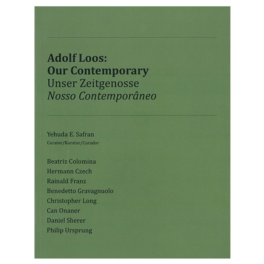 ADOLF LOOS - Our contemporary – MAK Design Shop